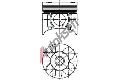 KOLBENSCHMIDT Píst KLB 40392600, 40392600 KOLBENSCHMIDT Píst KLB 40392600, 40392600