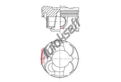 KOLBENSCHMIDT Píst KLB 41267600, 41267600 KOLBENSCHMIDT Píst KLB 41267600, 41267600