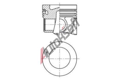 KOLBENSCHMIDT Píst KLB 41271610, 41271610 KOLBENSCHMIDT Píst KLB 41271610, 41271610