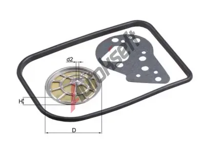 KNECHT Hydraulický filtr automatické převodovky KNC HX 82D, HX 82D KNECHT Hydraulický filtr automatické převodovky KNC HX 82D, HX 82D