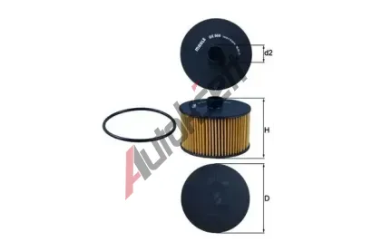 KNECHT Olejový filtr KNC OX 968D, OX 968D KNECHT Olejový filtr KNC OX 968D, OX 968D