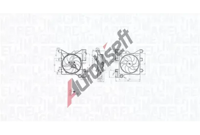 MAGNETI MARELLI Větrák chlazení motoru MAG 069422852010, 069422852010 MAGNETI MARELLI Větrák chlazení motoru MAG 069422852010, 069422852010