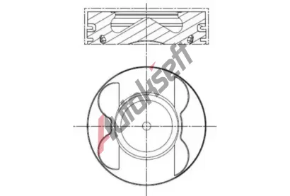 MAHLE Píst MAO 001 PI 00106 002, 001 PI 00106 002 MAHLE Píst MAO 001 PI 00106 002, 001 PI 00106 002