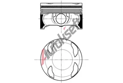 MAHLE Píst MAO 001 PI 00196 002, 001 PI 00196 002 MAHLE Píst MAO 001 PI 00196 002, 001 PI 00196 002