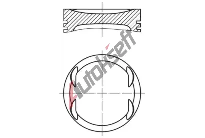 MAHLE Píst MAO 004 08 01, 004 08 01 MAHLE Píst MAO 004 08 01, 004 08 01