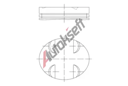 MAHLE Píst MAO 005 24 00, 005 24 00 MAHLE Píst MAO 005 24 00, 005 24 00