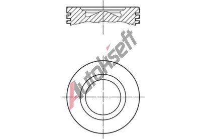 MAHLE Píst MAO 007 PI 00102 001, 007 PI 00102 001 MAHLE Píst MAO 007 PI 00102 001, 007 PI 00102 001