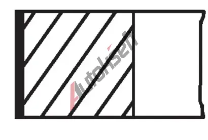 MAHLE Sada pístních kroužků MAO 007 RS 10117 0N0, 007 RS 10117 0N0 MAHLE Sada pístních kroužků MAO 007 RS 10117 0N0, 007 RS 10117 0N0