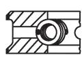 MAHLE Sada pístních kroužků MAO 008 65 N0, 008 65 N0