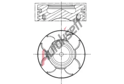 MAHLE Píst MAO 011 PI 00100 000, 011 PI 00100 000 MAHLE Píst MAO 011 PI 00100 000, 011 PI 00100 000