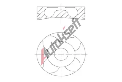 MAHLE Píst MAO 011 PI 00114 001, 011 PI 00114 001 MAHLE Píst MAO 011 PI 00114 001, 011 PI 00114 001