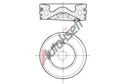 MAHLE Píst MAO 013 PI 00155 000, 013 PI 00155 000 MAHLE Píst MAO 013 PI 00155 000, 013 PI 00155 000