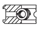 MAHLE Sada pístních kroužků MAO 021 82 N2, 021 82 N2