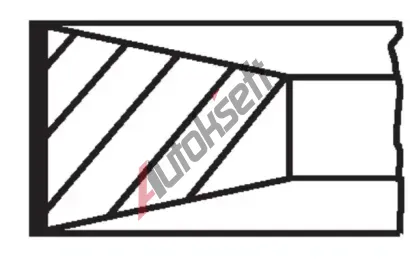 MAHLE Sada pístních kroužků MAO 039 99 N1, 039 99 N1 MAHLE Sada pístních kroužků MAO 039 99 N1, 039 99 N1