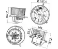 MAHLE Vnitřní ventilátor MAO AB 148 000P, AB 148 000P