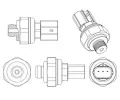 MAHLE Tlakový vypínač klimatizace MAO ASE 10 000P, ASE 10 000P