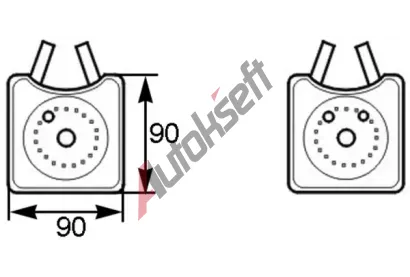 MAHLE Chladič oleje MAO CLC 161 000S, CLC 161 000S MAHLE Chladič oleje MAO CLC 161 000S, CLC 161 000S
