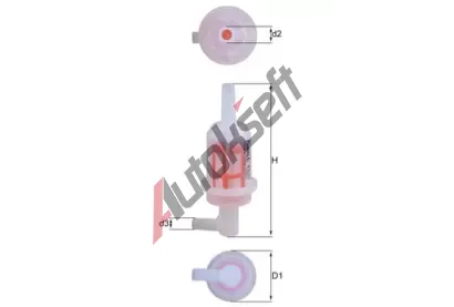 MAHLE Palivový filtr MAO KL 33, KL 33 MAHLE Palivový filtr MAO KL 33, KL 33