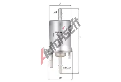 MAHLE Palivový filtr MAO KL 572, KL 572 MAHLE Palivový filtr MAO KL 572, KL 572