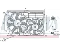 NISSENS Větrák chlazení motoru NIS 85643, 85643