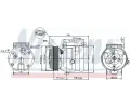 NISSENS Kompresor klimatizace NIS 89063, 89063