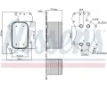 NISSENS Chladič oleje NIS 90911, 90911