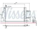 NISSENS Kondenzátor - klimatizace NIS 94628, 94628