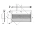 NRF Výměník tepla vnitřního vytápění NRF 54326, 54326