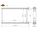 NRF Výměník tepla vnitřního vytápění NRF 54438, 54438