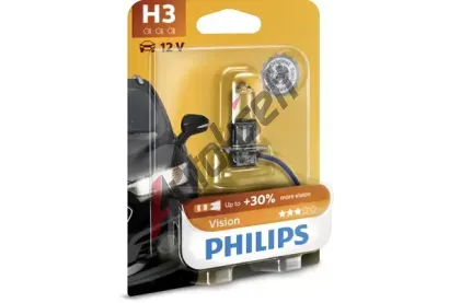 PHILIPS Žárovka H3 12V 55W PK22s Vision PHI 12336PRB1, 12336PRB1 PHILIPS Žárovka H3 12V 55W PK22s Vision PHI 12336PRB1, 12336PRB1