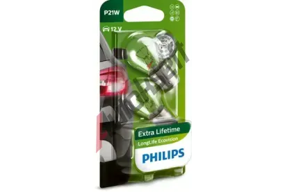 PHILIPS Žárovka P21W 12V 21W BA15s LongLife EcoVision PHI 12498LLECOB2, 12498LLECOB2 PHILIPS Žárovka P21W 12V 21W BA15s LongLife EcoVision PHI 12498LLECOB2, 12498LLECOB2