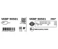SKF Sada brzdových destiček SK VKBP90501, VKBP 90501