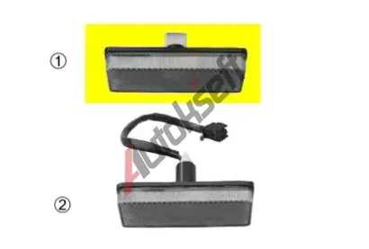 VAN WEZEL P/L oranžový boční blikač VAW 1745913, 1745913 VAN WEZEL P/L oranžový boční blikač VAW 1745913, 1745913